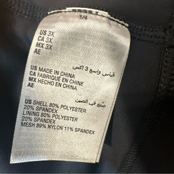 Ideology Plus Size Mid Impact Women's Sports Bra NWT Black Size 3X - Picture 10 of 10